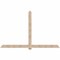 Ekena Millwork Eugene Smooth Timber Gable Bracket, Douglas Fir, 108"W x 68"H x 1 1/2"D x 5 1/2"F, 15/12 Pitch GBW108X68X0206EUG00SDF - alternate 1